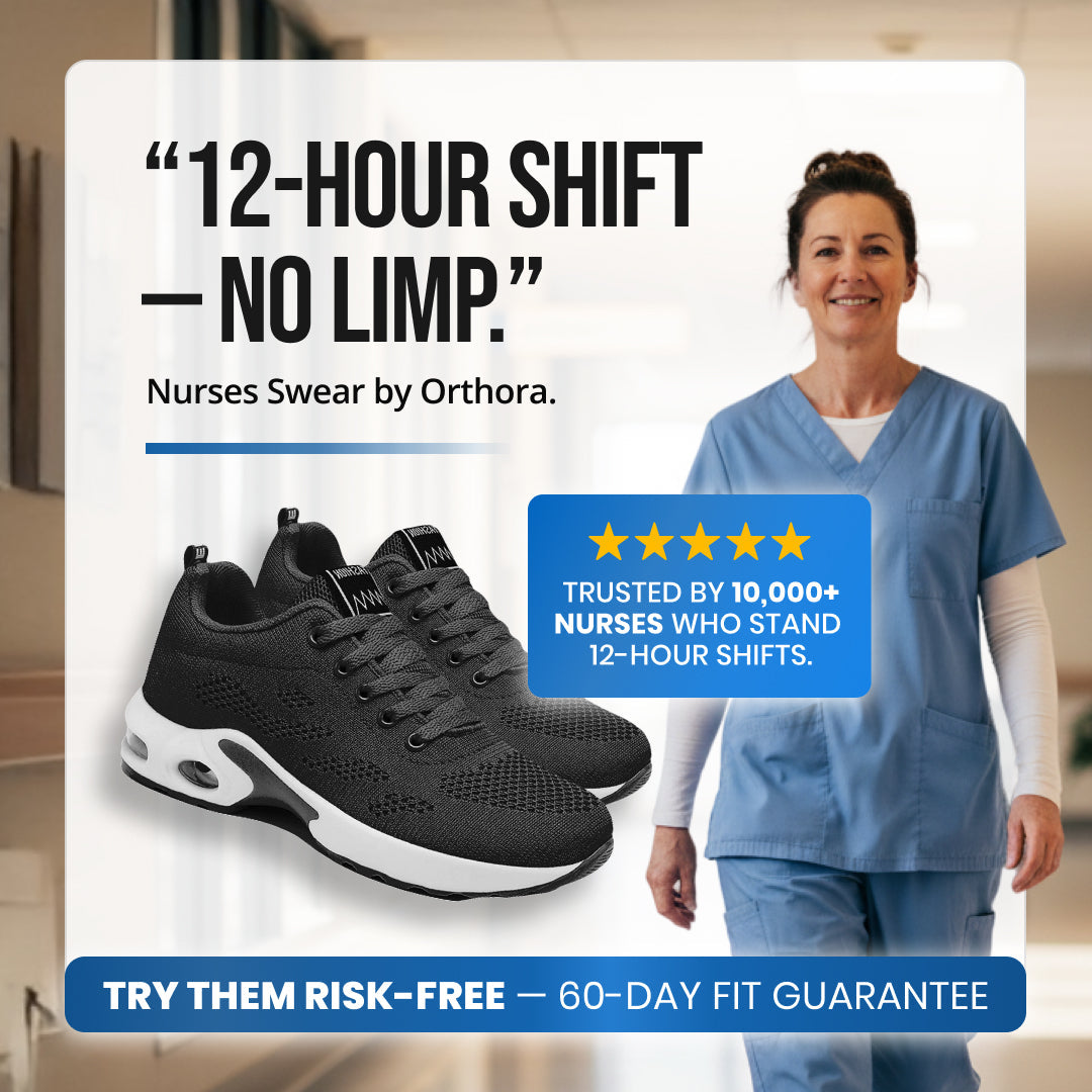 Ora™ Pro – 12-Hour Shift Shoes for All-Day Foot, Knee & Back Pain Relief (BOGO)