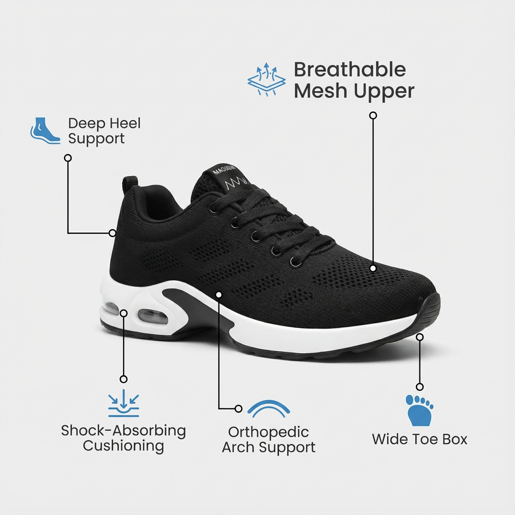 Ora™ Pro – 12-Hour Shift Shoes for All-Day Foot, Knee & Back Pain Relief (BOGO)