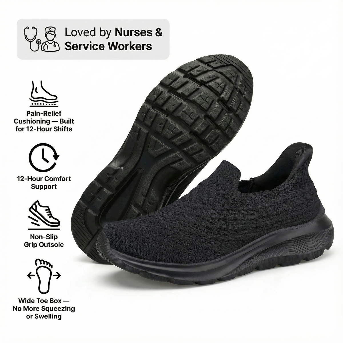 OraSlip Ergonomic Everyday Shoes (BOGO)