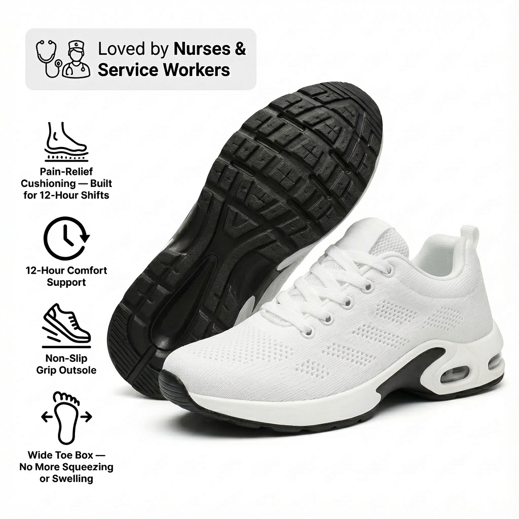 Ora™ Pro – 12-Hour Shift Shoes for All-Day Foot, Knee & Back Pain Relief (BOGO)