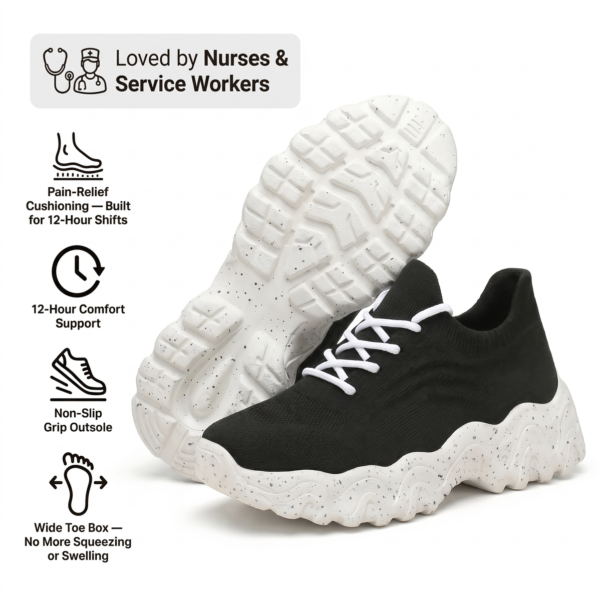 Healthy and Supportive Walking Shoes (BOGO)