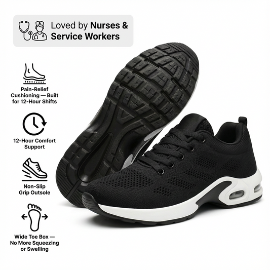 Ora™ Pro — 12-Hour Shift Shoes for All-Day Foot, Knee & Back Pain Relief