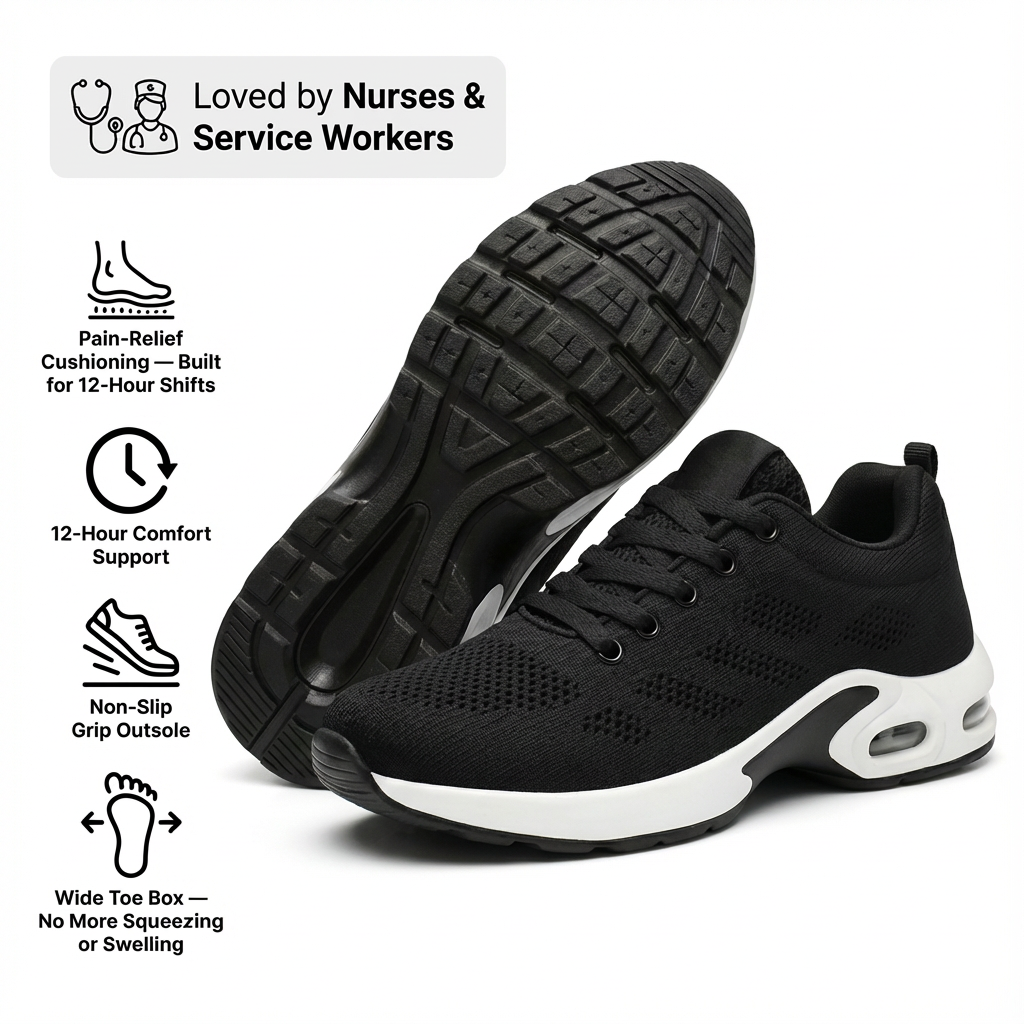Ora™ Pro – 12-Hour Shift Shoes for All-Day Foot, Knee & Back Pain Relief (BOGO)