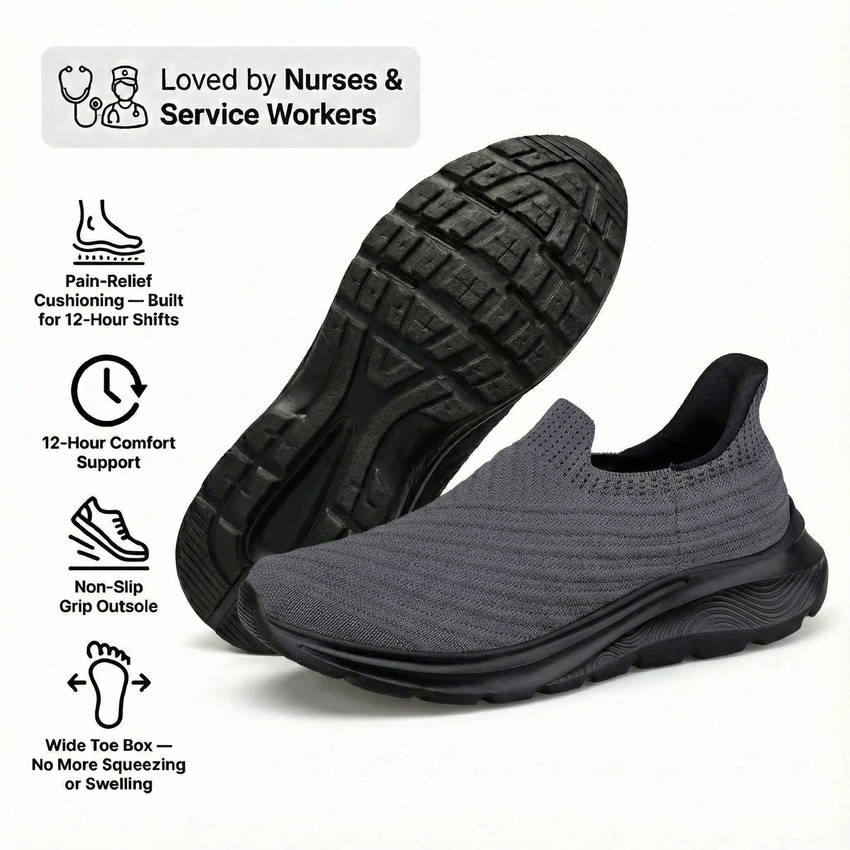 OraSlip Ergonomic Everyday Shoes (BOGO)