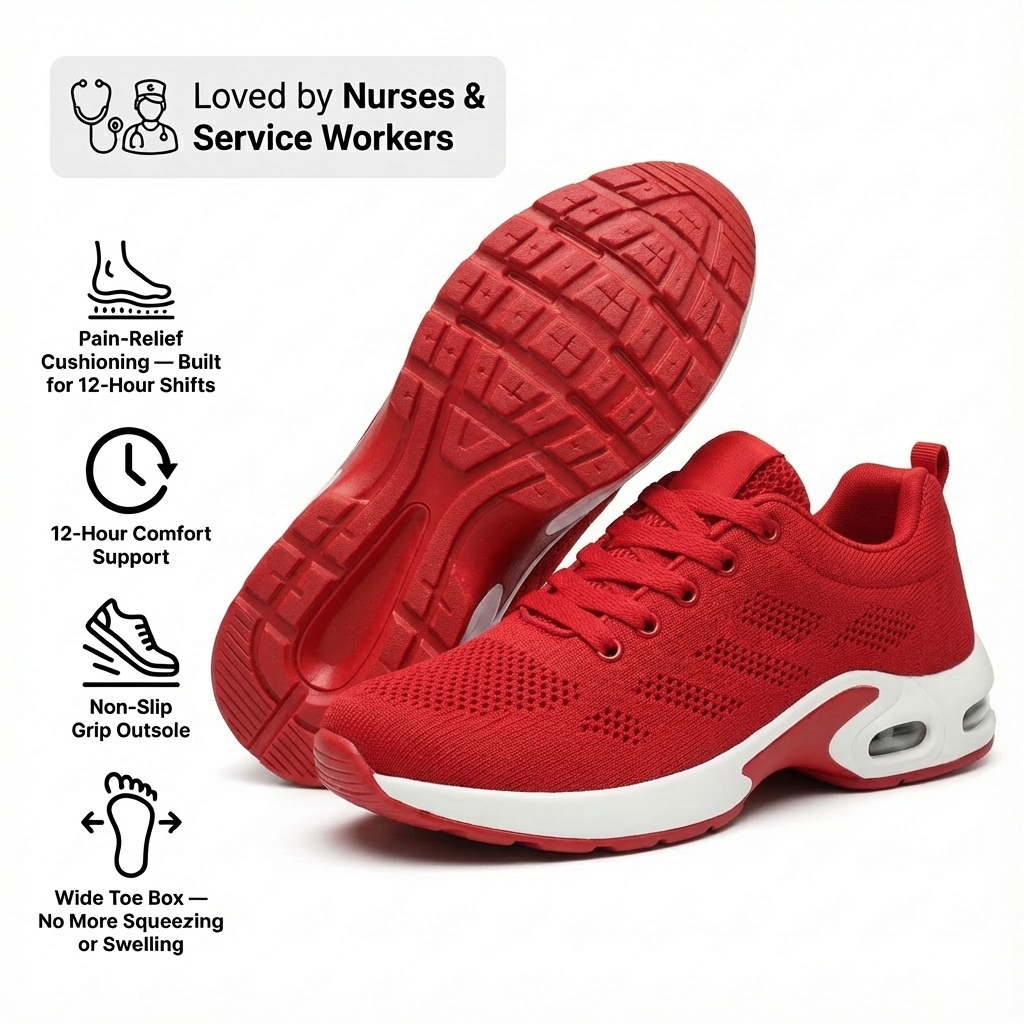Ora™ Pro – 12-Hour Shift Shoes for All-Day Foot, Knee & Back Pain Relief (BOGO)