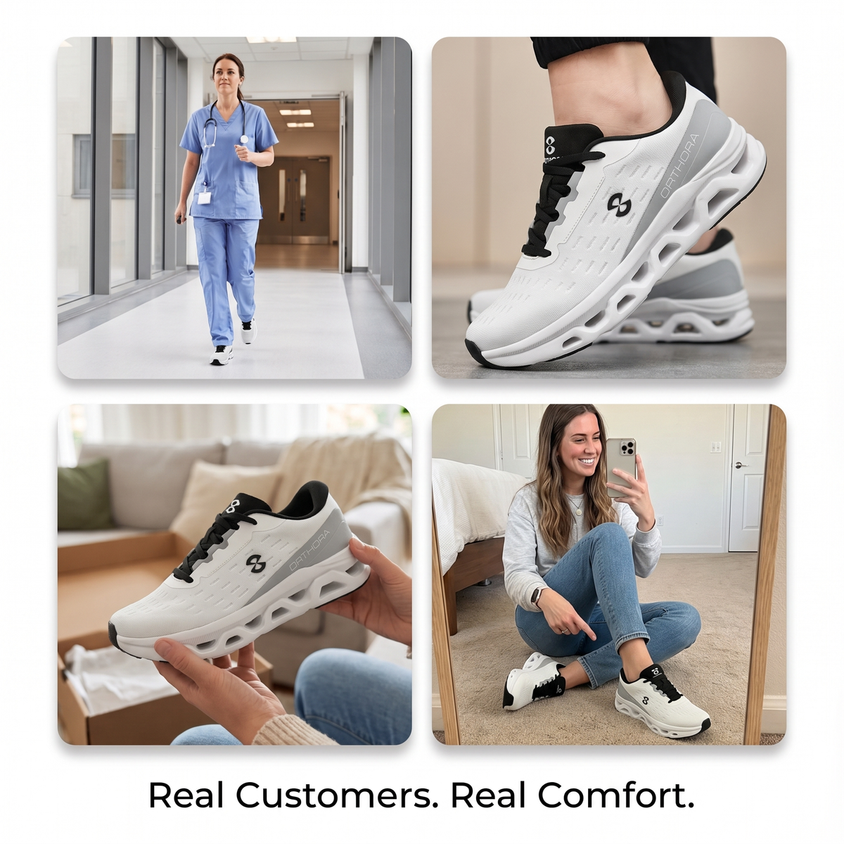 Ora™ Fly — 12-Hour Shift Shoes for All-Day Foot, Knee & Back Pain Relief
